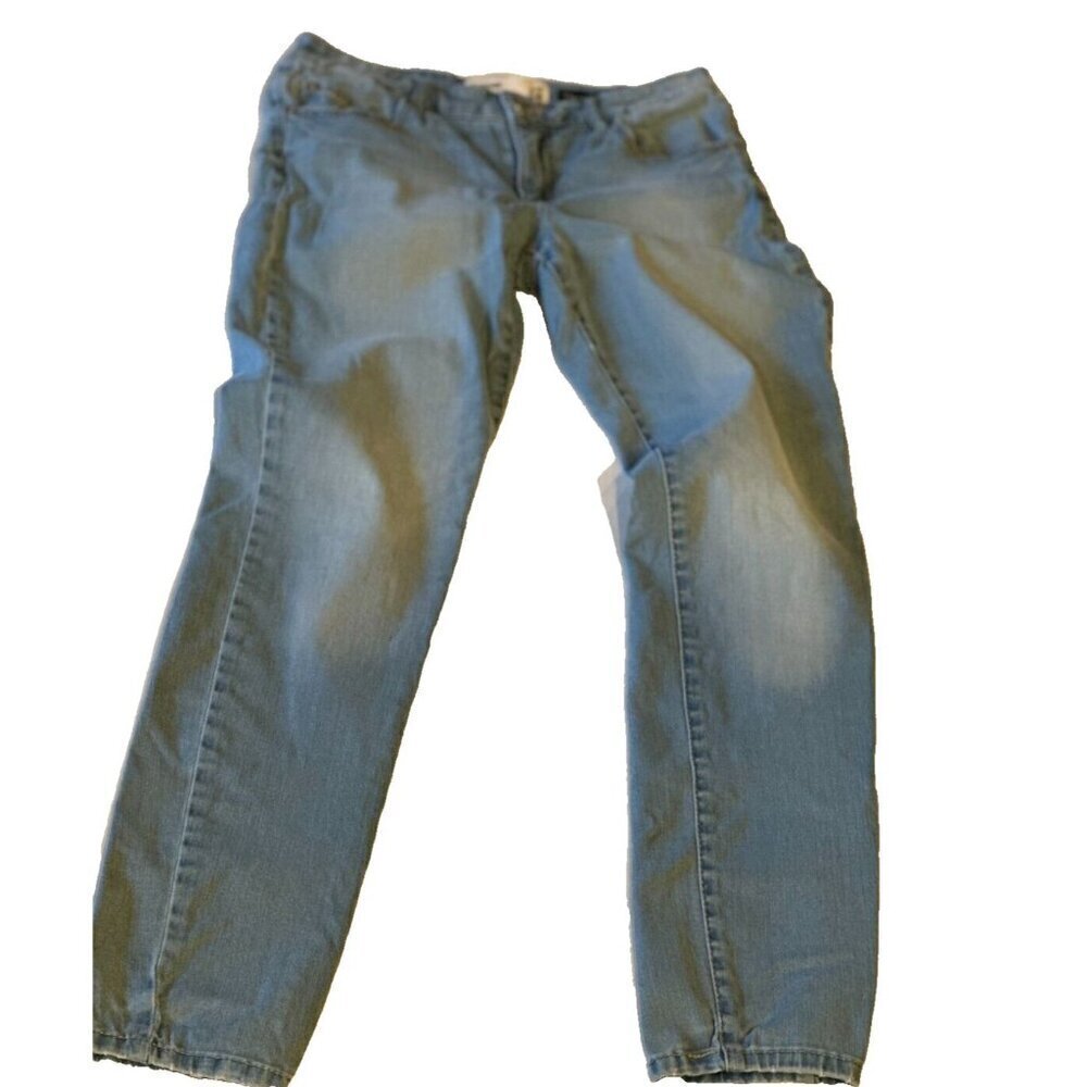 Garage Womens Highwaist Straight Jeans Sz7 26 waist Light Wash Flawed Gem READ - Picture 7 of 12
